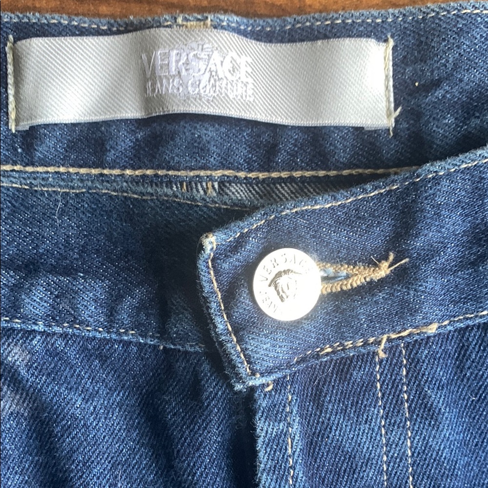 Versace Jeans Collection Dark Blue Denim NWOT!